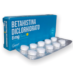 BETAHISTINA 8 MG X 20 TAB- - LAPROFF- - UBI 14-D