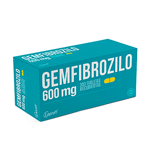GEMFIBROZILO 600 MG X 300 TAB- - LAPROFF- - UBI 14-D