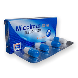 MICOTRAZOL 100 MG X 4 CAP- ITRACONAZOL 100 MG- BIOQUIFAR- - UBI 4-D