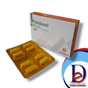 TINIDAZOL 500 MG X 8 TAB - - MEMPHIS- 10-F