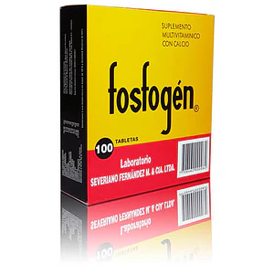 FOSFOGEN X 100 TAB -MULTIVITAMINICO-SEVERIANO UBI *26-C