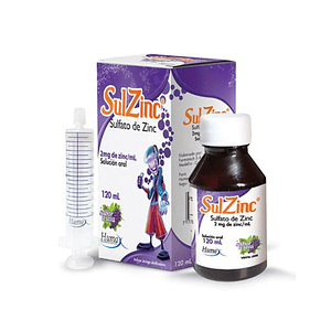 SULZINC SOL X 120 ML-SULFATO DE ZINC - HUMAX- UBI-BOD PISO2 19-E