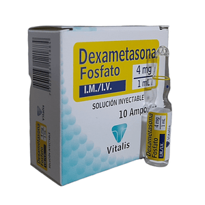DEXAMETASONA 4MG/1ML X 10 AMP- - VITALIS- - UBI 17-D