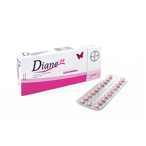 DIANE 35 X 21 GRAGEAS- - BAYER- - UBI 6-F