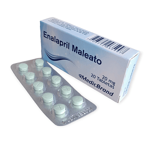 ENALAPRIL 20 MG X 20 TAB- - COASPHARMA- - UBI 6-C