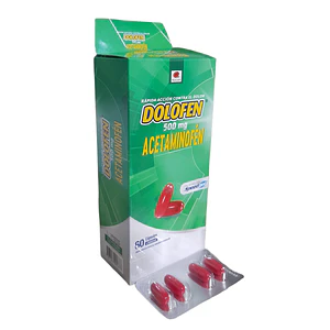 DOLOFEN 500 MG X 60 CAP- ACETAMINOFEN 500- PROCAPS- UBI 24-C