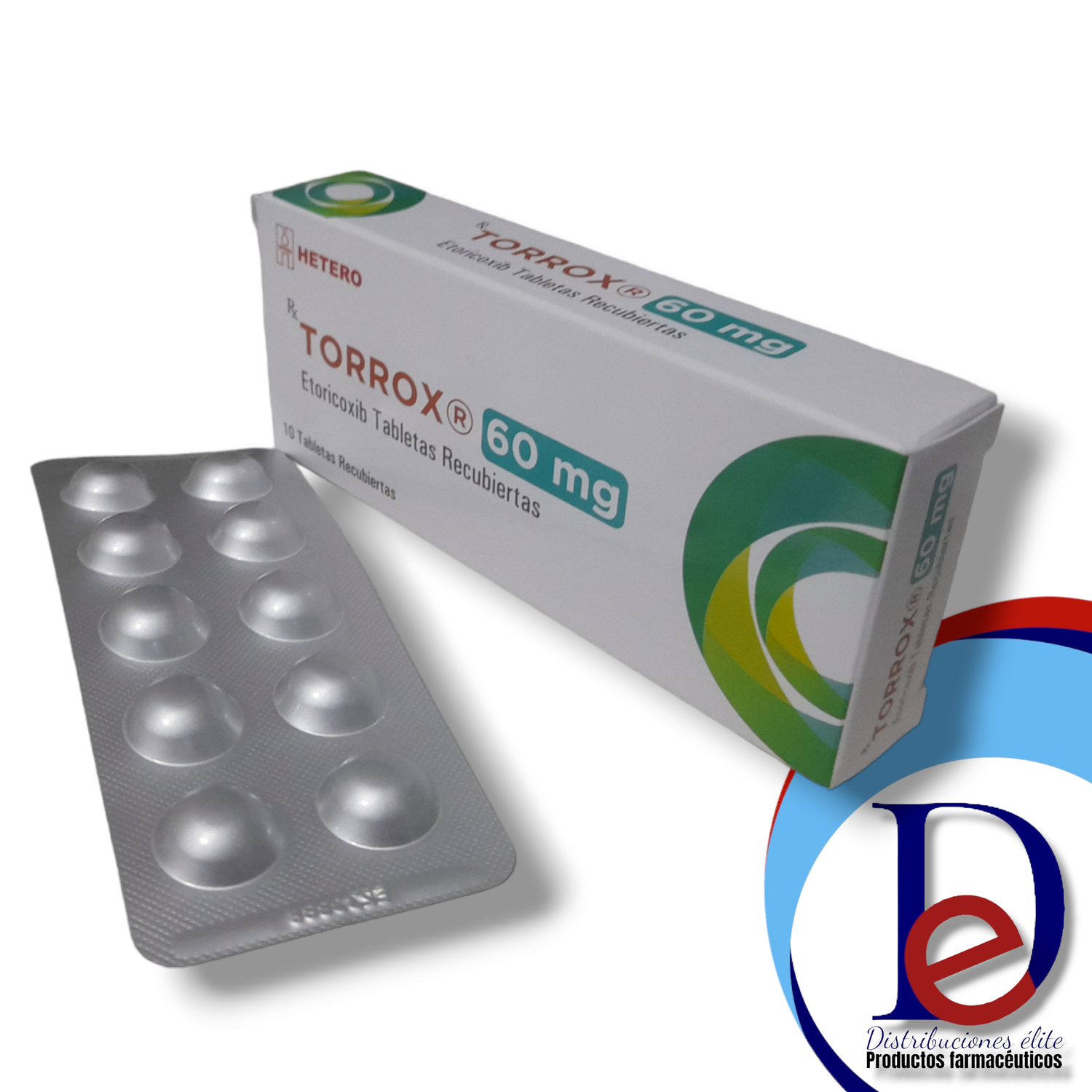 TORROX 60 MG X 10 TAB- ETORICOXIB 60 MG- HETERO- VTO OCT 25-