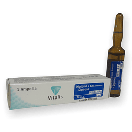 HIOSCINA 20MG + DIPIRONA 2.5MG X 1 AMP --VITALIS UBI 7-F