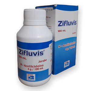 ZIFLUVIS 200MG/5ML JBE X 120 ML- N ACETILCISTEINA- BIOQUIFAR- - UBI 5-C