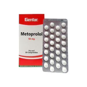 METOPROLOL 50 MG X 30 TAB-- GENFAR- UBI 21-B