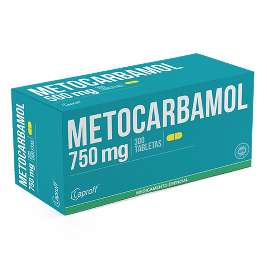 METOCARBAMOL 750 MG X 300 TAB- - LAPROFF- VTO 0- UBI 15-A