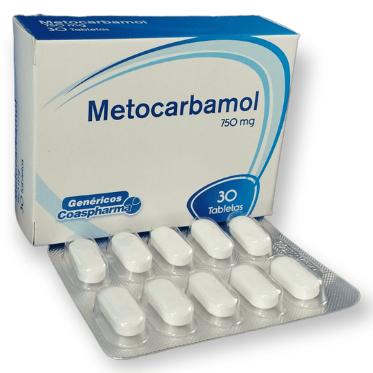 METOCARBAMOL 750 MG X 30 TAB- - COASPHARMA- VTO AGO 25- UBI 7-A