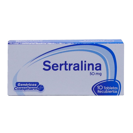 SERTRALINA 50 MG X 10 TAB- - COASPHARMA- VTO OCT 26- UBI