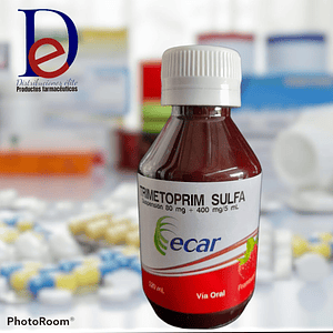 TRIMETOPRIM SULFA 480MG/5ML SUSP X 120 ML - - ECAR- VTO JUL 26 - 13-E