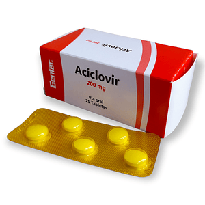ACICLOVIR 200 MG X 25 TAB - - GENFAR- 20-A