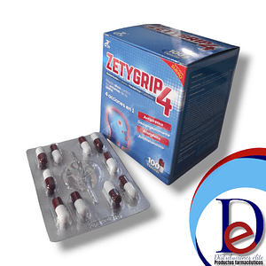 ZETYGRIP 4 X 100 CAP- ACETAMINOFEN+ FENILEFRIN+ CLORFENIRAMINA- RUECAM- - UBI 17-B