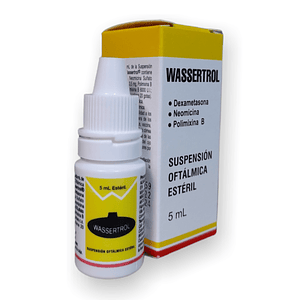 WASSERTROL GOTAS OFT X 5 ML- DEXAMETASONA+ NEOMICINA+ POLIMIXINA- WASSER- 11-A