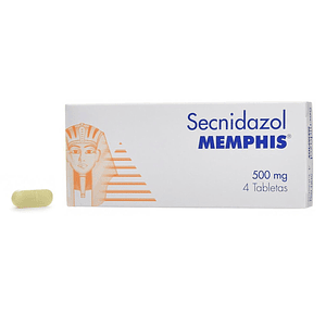 SECNIDAZOL 500 MG X 4 TAB - - MEMPHIS- 28-D