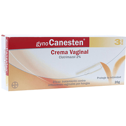 GYNOCANESTEN 2% CREMA VAG X 20 GR -CLOTRIMAZOL 2% -BAYER -VTO OCT 25 -UBI 18-B