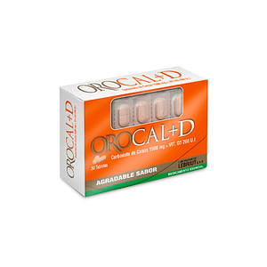 OROCAL+D X 30 TAB- CALCIO+ VITAMINA D- LAPROFF- 24-C