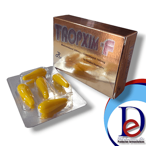 TROPXIM F X 10 OVULOS VAG- METRONIDAZOL+ CLOTRIMAZOL- RUECAM- 18-C