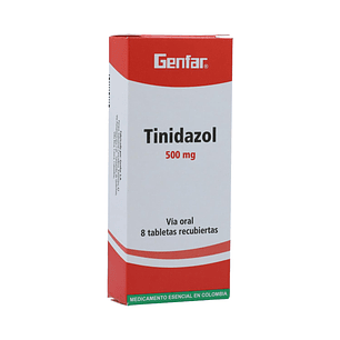 TINIDAZOL 500 MG X 8 TAB --GENFAR-  UBI 20-C