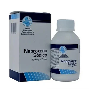 NAPROXENO 125MG/5ML SUSP X 80 ML --COASPHARMA UBI 5-E