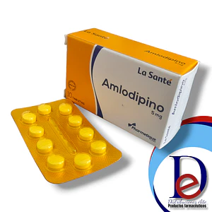 AMLODIPINO 5 MG X 10 TAB- LASANTE- UBI 20-F