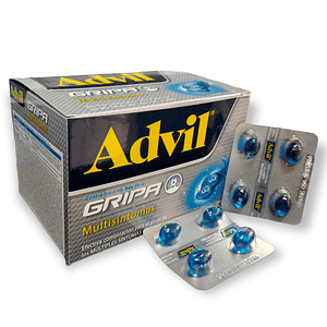 ADVIL GRIPA X 72 CAP - IBUPROFENO+ CLORFENIRAMINA+ FENILEFRINA- PFIZER- 21-B
