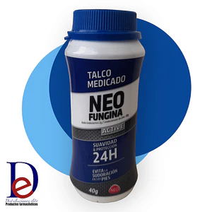 NEOFUNGINA TALCO X 40 GR -ACIDO UNDECILENICO+ UNDECILENATO DE ZINC -NEO -UBI 20-F