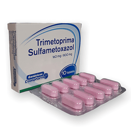 TRIMETOPRIM SULFA F 960 MG X 10 TAB - -COASPHARMA -VTO ENE 26 -UBI 7-C