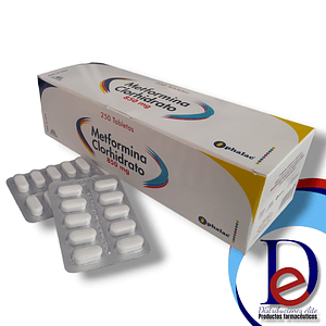 METFORMINA 850 MG X 250 TAB- - ANGLOPHARMA- - UBI 2-D