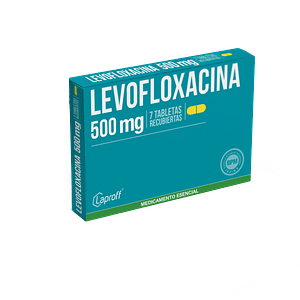 LEVOFLOXACINO 500 MG X 7 TAB- - LAPROFF- - UBI 14-F