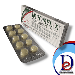 IMPOMEL-X 15 MG X 10 TAB- MELOXICAM 15 MG- IMPOFAR- VTO JUL 26- UBI 12-B