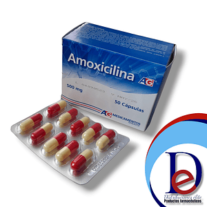 AMOXICILINA 500 MG X 50 CAP- - AG- - UBI 1-A