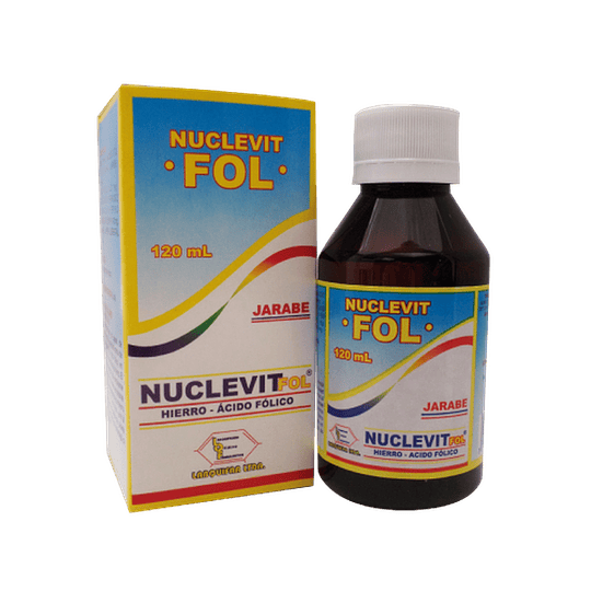 NUCLEVIT FOL JBE X 120 ML -MULTIVITAMINICO-LABQUIFAR UBI 3-A