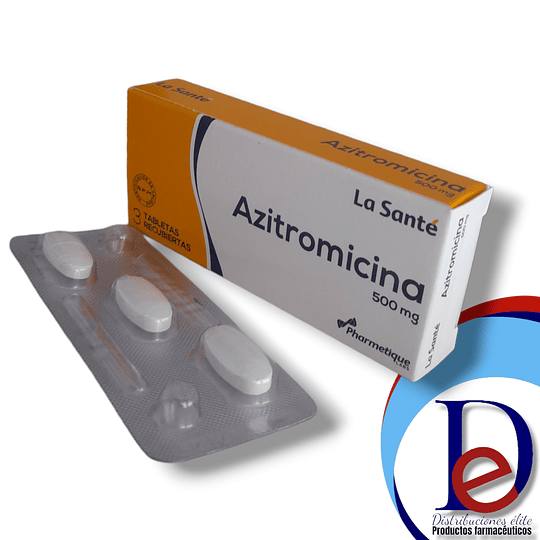 AZITROMICINA 500 MG X 3 TAB- - LASANTE- VTO OCT 26- UBI 20-B