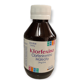 KLORFEXINA 2MG/5ML JBE X 120 ML -CLORFERINAMINA -FARMASER -VTO MAR 25 -UBI 19-B