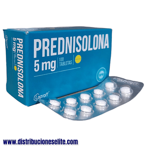 PREDNISOLONA 5 MG X 100 TAB- - LAPROFF- - UBI 11-C