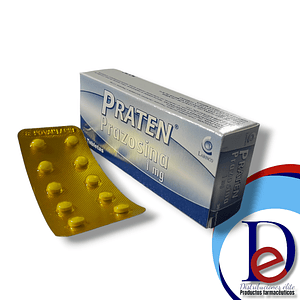 PRATEN 1 MG X 30 TAB- PRAZOSINA 1 MG- LABINCO- - UBI 12-B