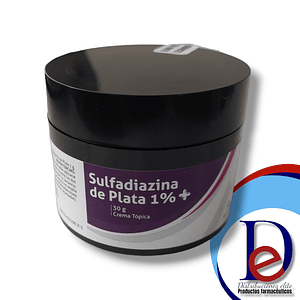 SULFADIAZINA DE PLATA 1% POTE X 30 GR - - MEMPHIS- 10-F
