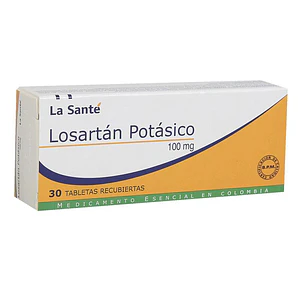 LOSARTAN 100 MG X 30 TAB --LASANTE UBI 31-F