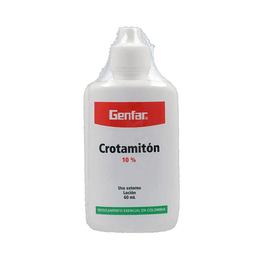 CROTAMITON 10% LOCION X 60 ML --GENFAR UBI 7-F