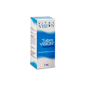 TOBRAVISION 0.3% GOTAS OFT X 5 ML- TOBRAMICINA 0.3%- VITALIS- - UBI 7-F