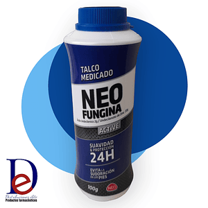 NEOFUNGINA TALCO X 100 GR -ACIDO UNDECILENICO+ UNDECILENATO DE ZINC -NEO -UBI 21-D