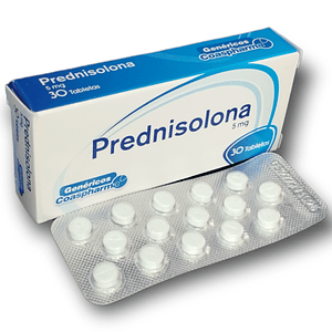 PREDNISOLONA 5 MG X 30 TAB- - COASPHARMA- - UBI 7-C