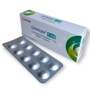 LEVOCETIRIZINA 5 MG X 30 TAB (CETRILEV)- - HETERO- - UBI 13-F