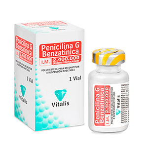 PENICILICA G BENZATINICA 2.400.000UI X 1 --VITALIS UBI 17-E