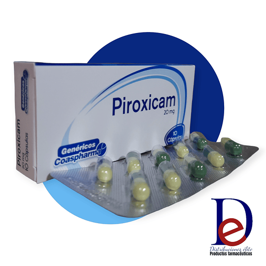 PIROXICAM 20 MG X 10 CAP- - COASPHARMA- VTO 0- UBI 7-B