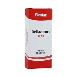 DEFLAZACORT 30 MG X 10 TAB --GENFAR UBI 7-F